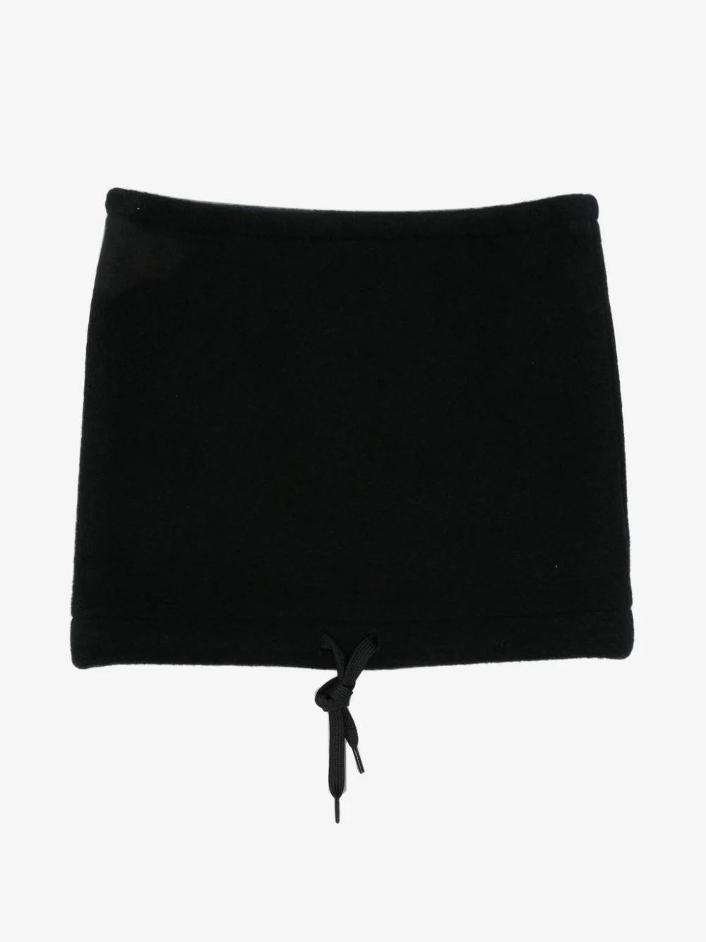 drawstring fleece beanie hat - 1