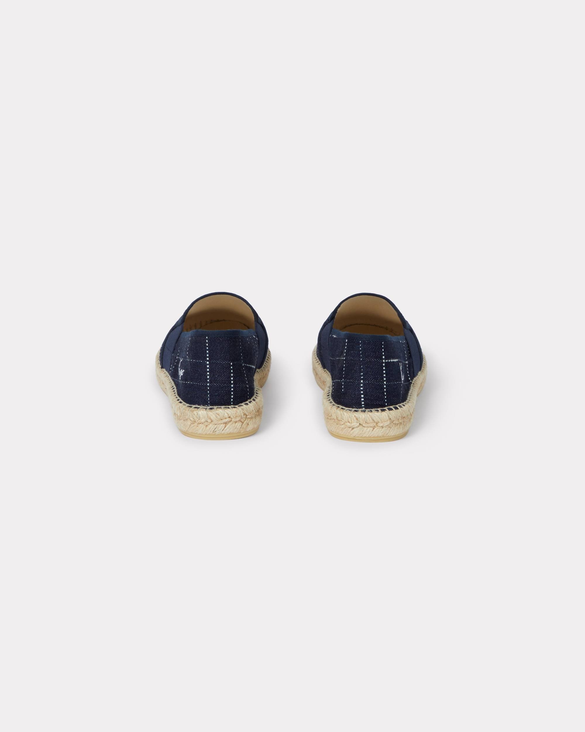 'KENZO Weave' espadrilles in denim - 3