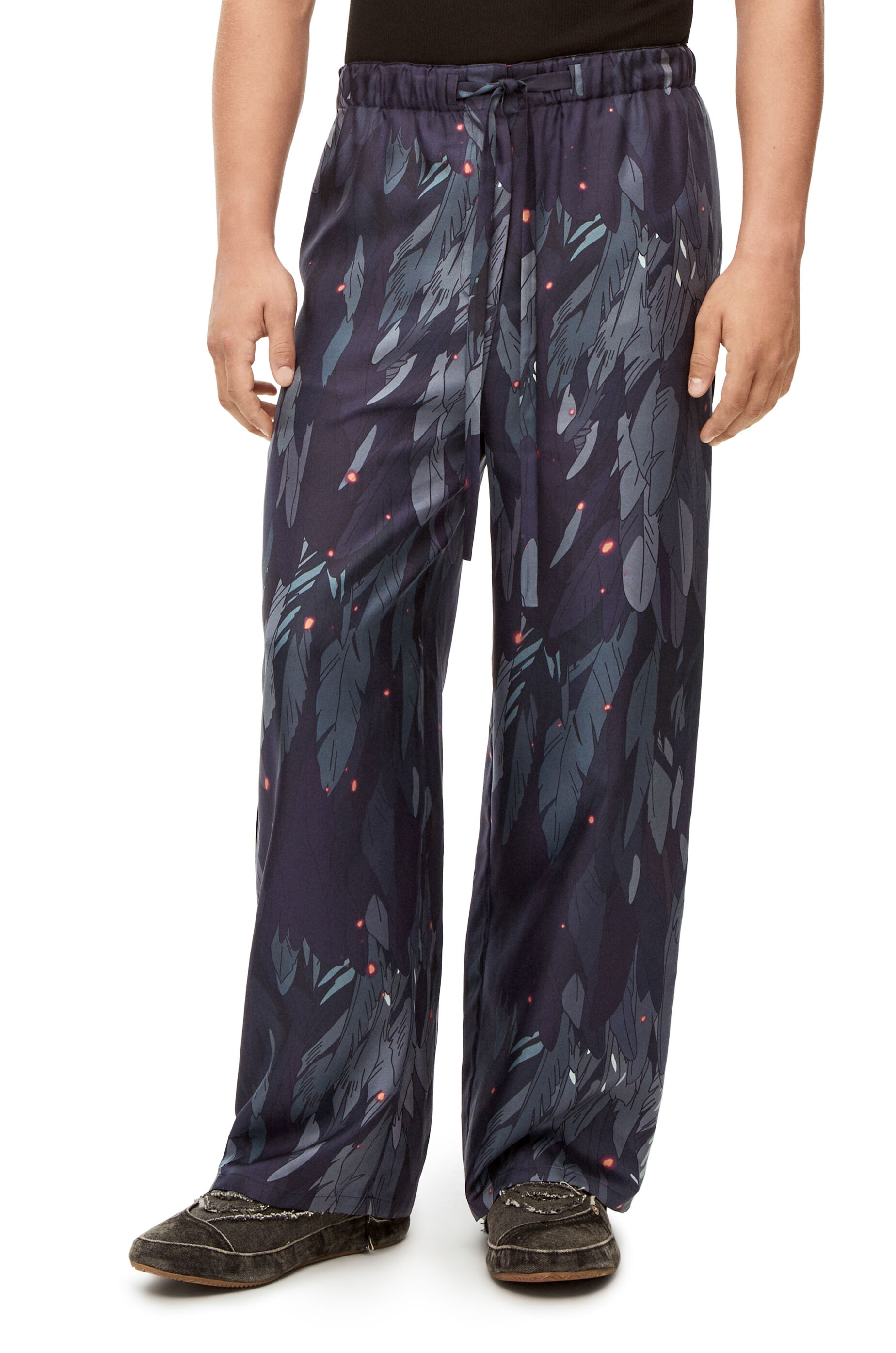 Feathers pyjama trousers in silk - 3