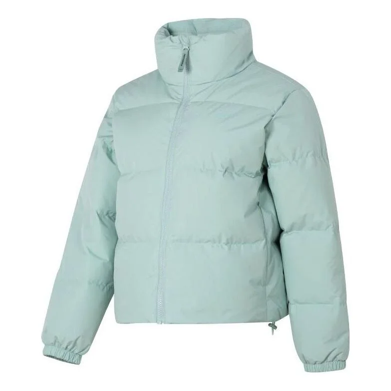 (WMNS) New Balance Classic Short Puffer Jacket 'Aqua' NPD4E152-MT - 1