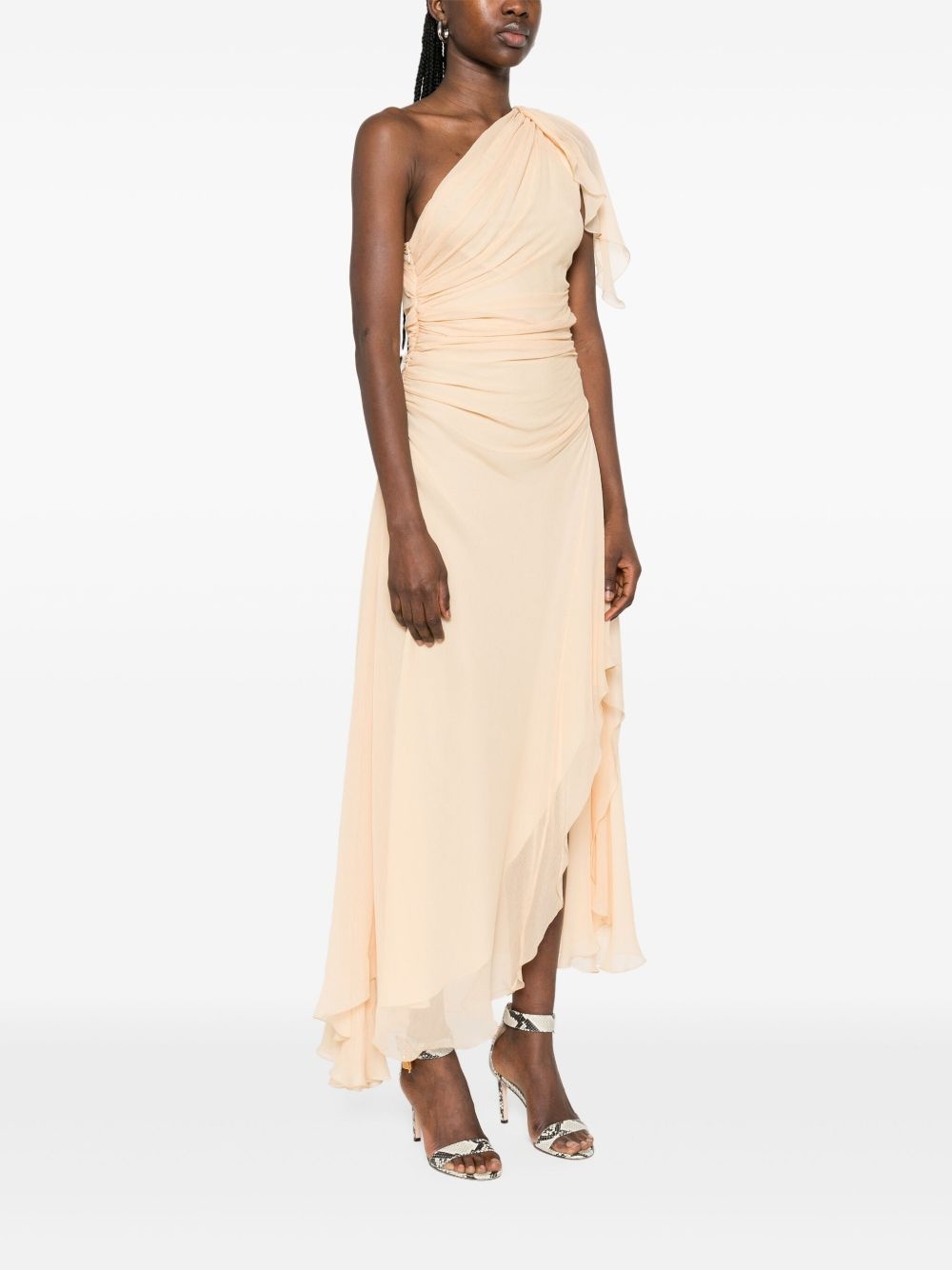 ruched maxi dress - 3