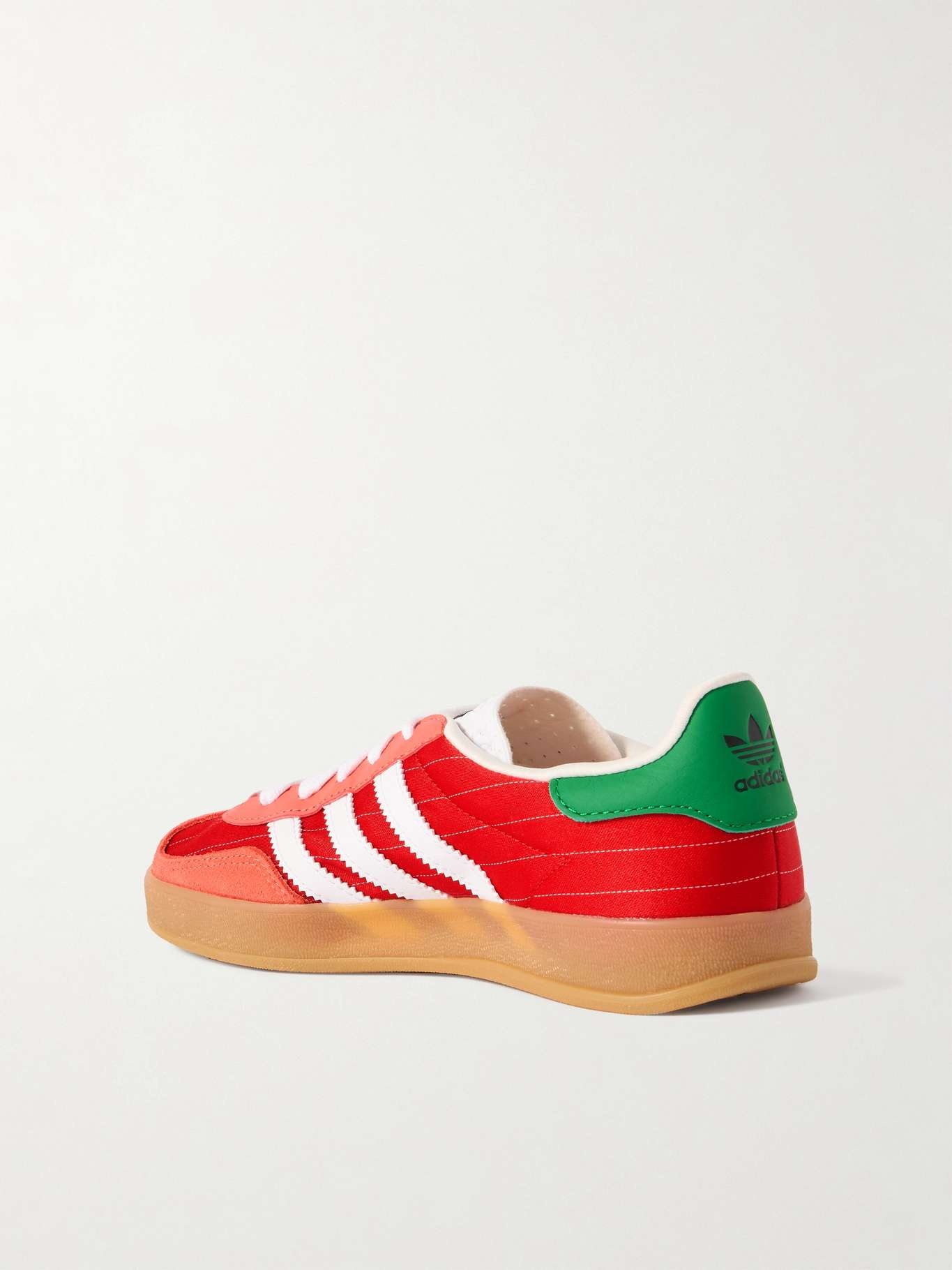 スニーカー ADIDAS GAZELLE INDOOR SUEDE SNEAKERS adidas Originals Gazelle Indoor leather-trimmed suede