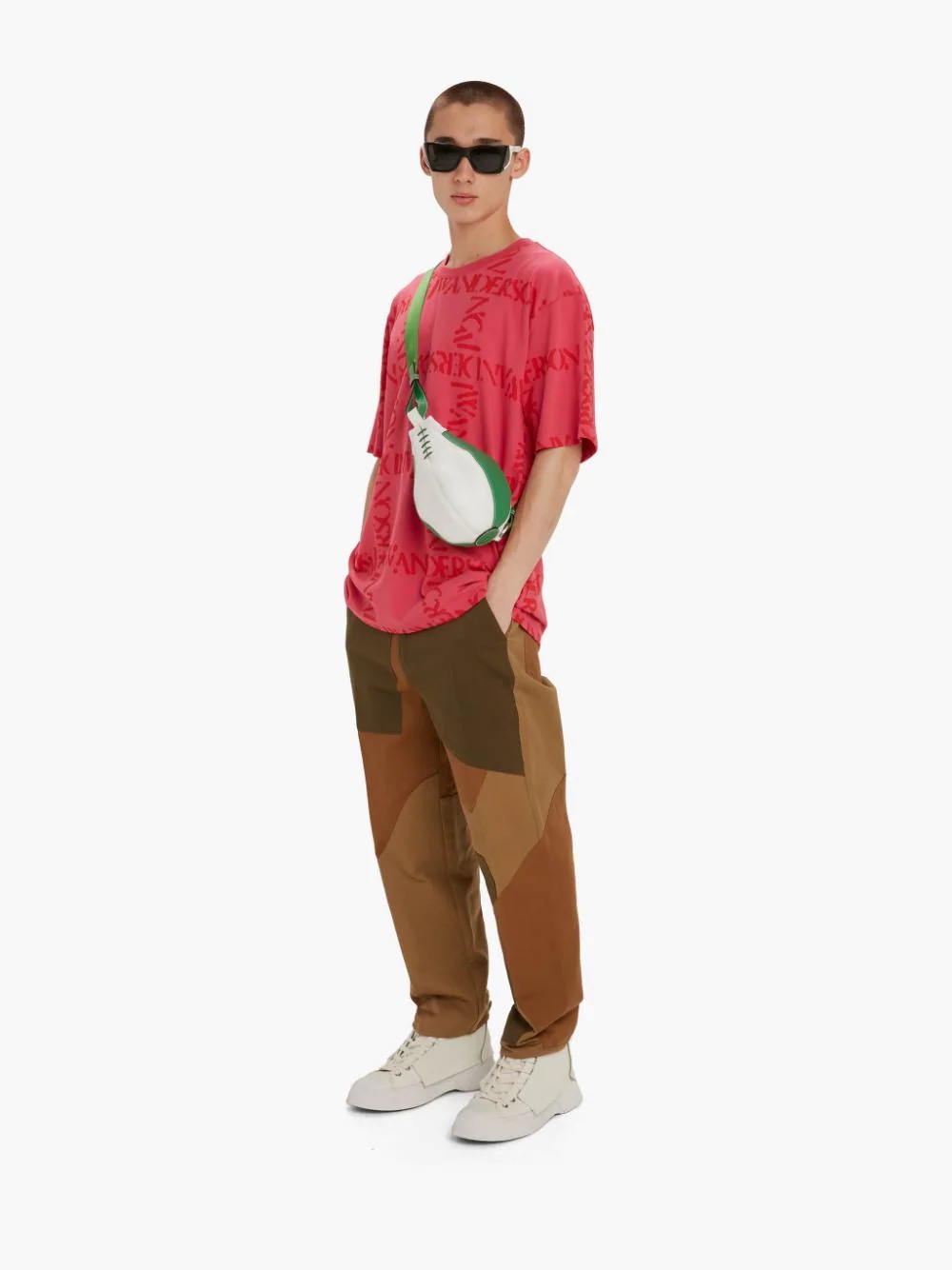 OVERSIZE LOGO GRID T-SHIRT - 5