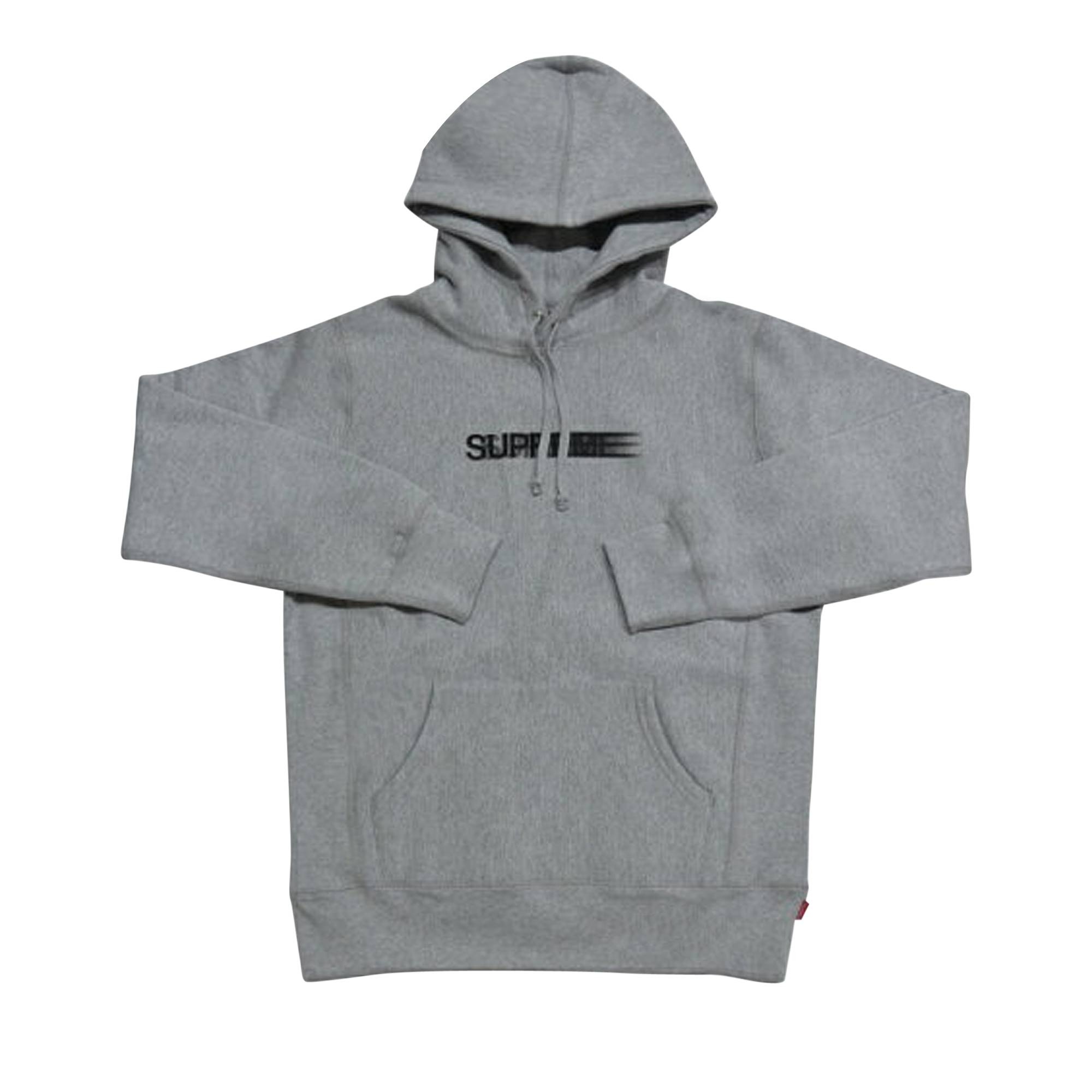 Supreme Supreme Motion Logo Hooded Sweatshirt 'Ash Grey' | REVERSIBLE