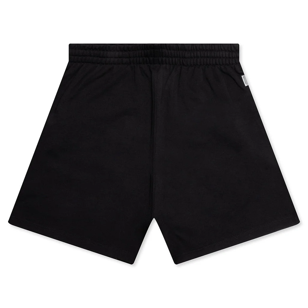 INITIAL SWEATSHORTS - BLACK - 1