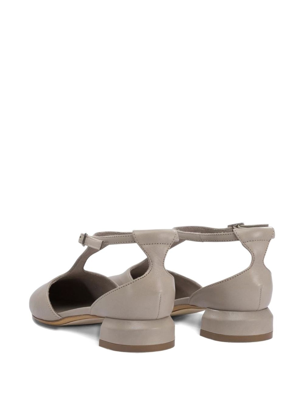 t-bar block-heel pumps - 3