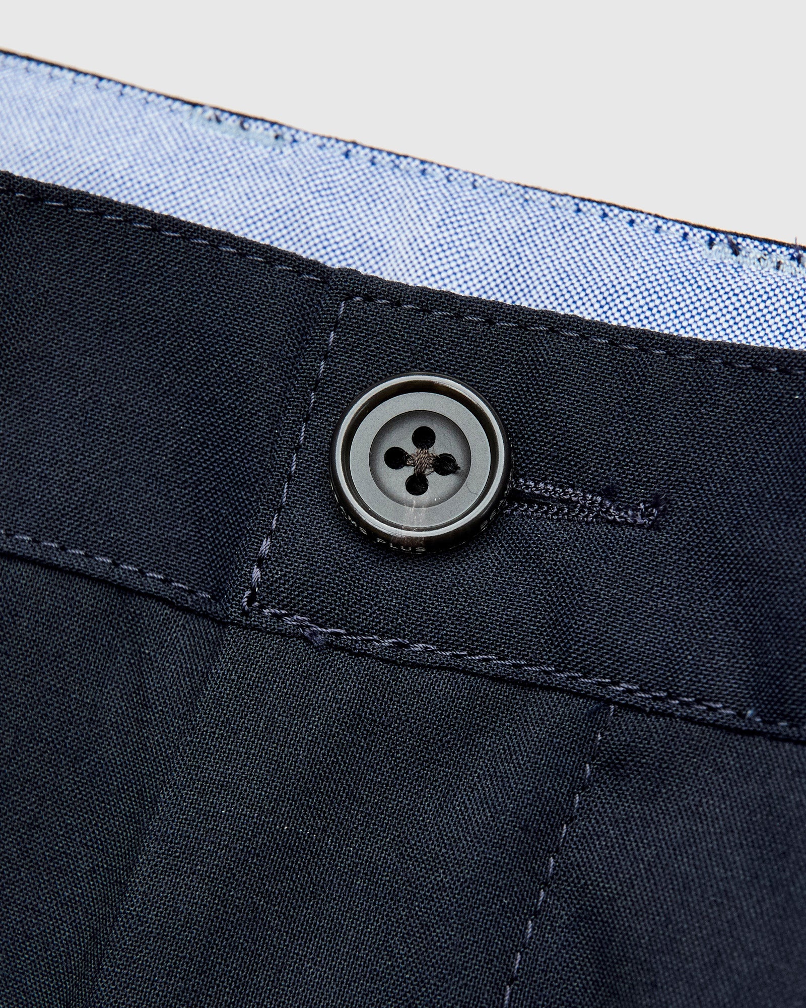 2-Pleat Tropical Wool Trousers in Dark Navy - 5