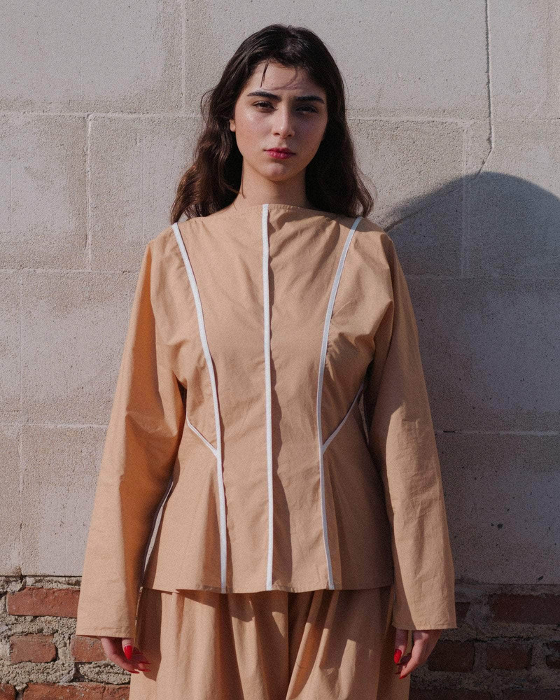 Nika Top - Organic Cotton Poplin 1