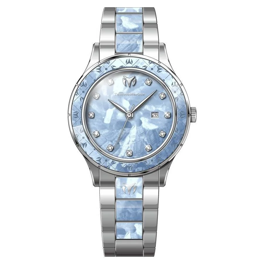 Technomarine Sea Quartz Blue Dial Ladies Watch TM-725054 - 1