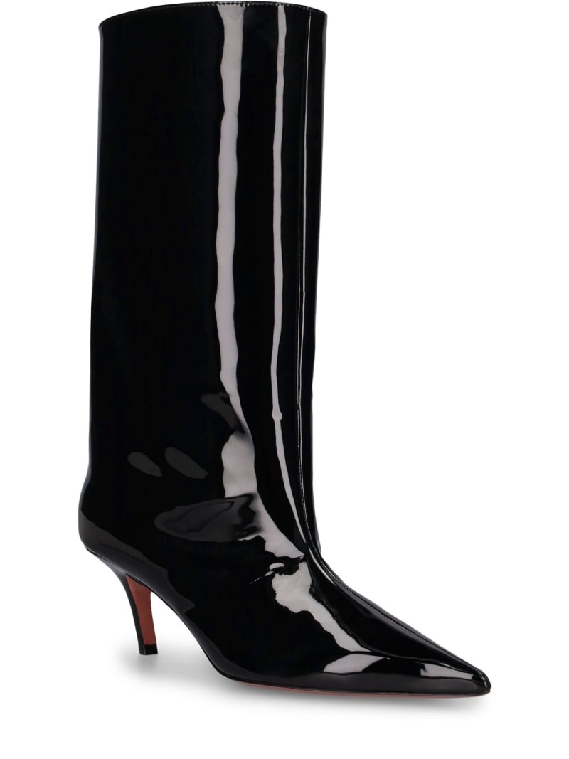 60mm Fiona patent leather boots - 3