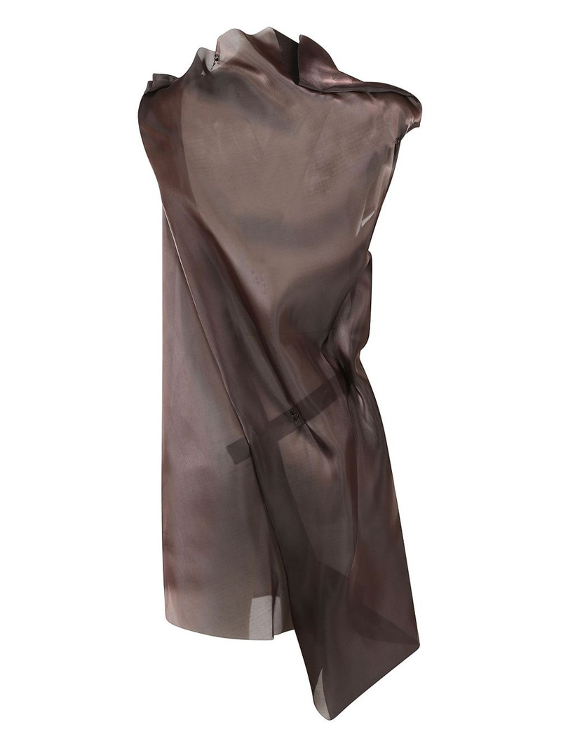 ISSEY MIYAKE draped dress outlook