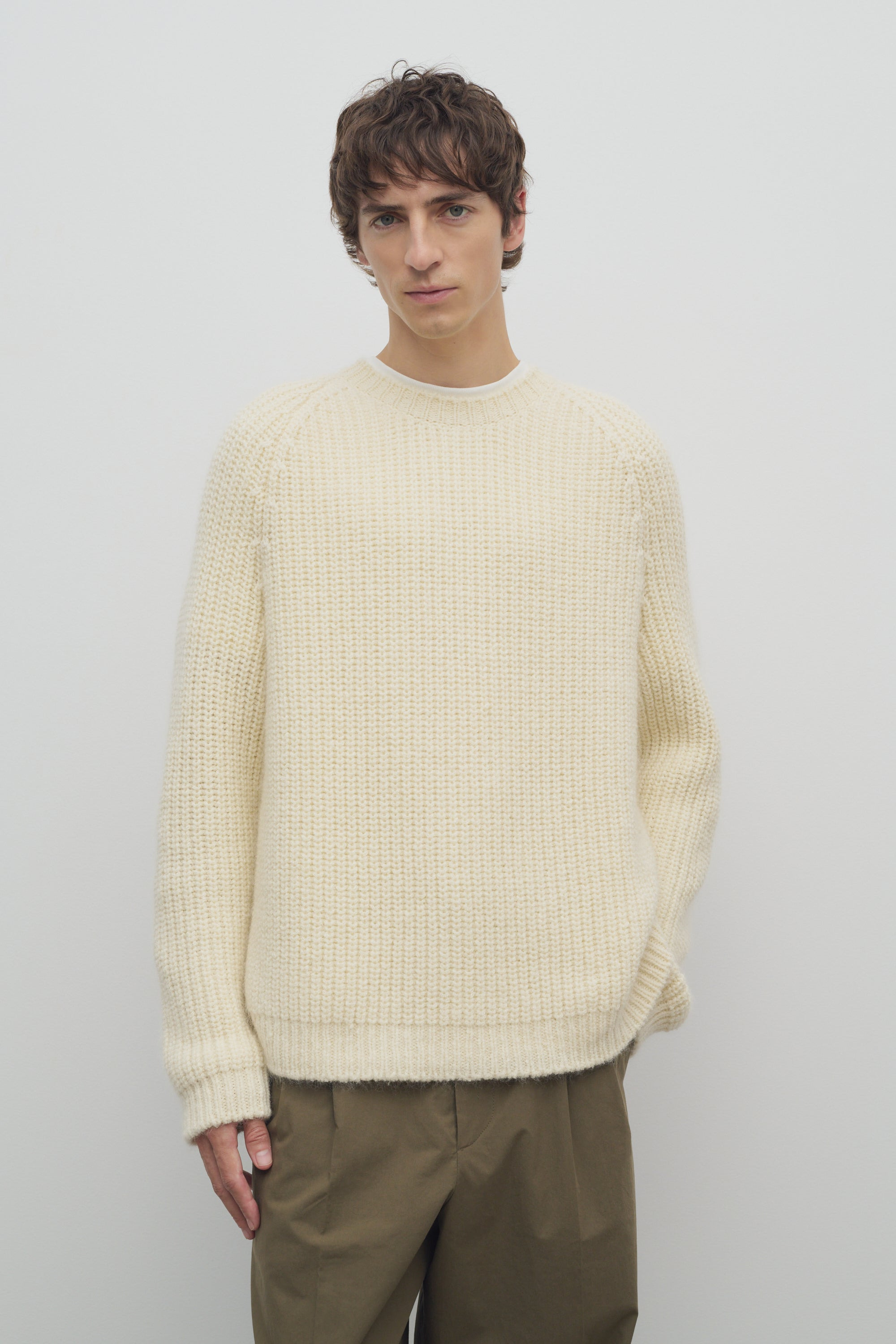 Adonis Sweater in Mohair and Silk - 3