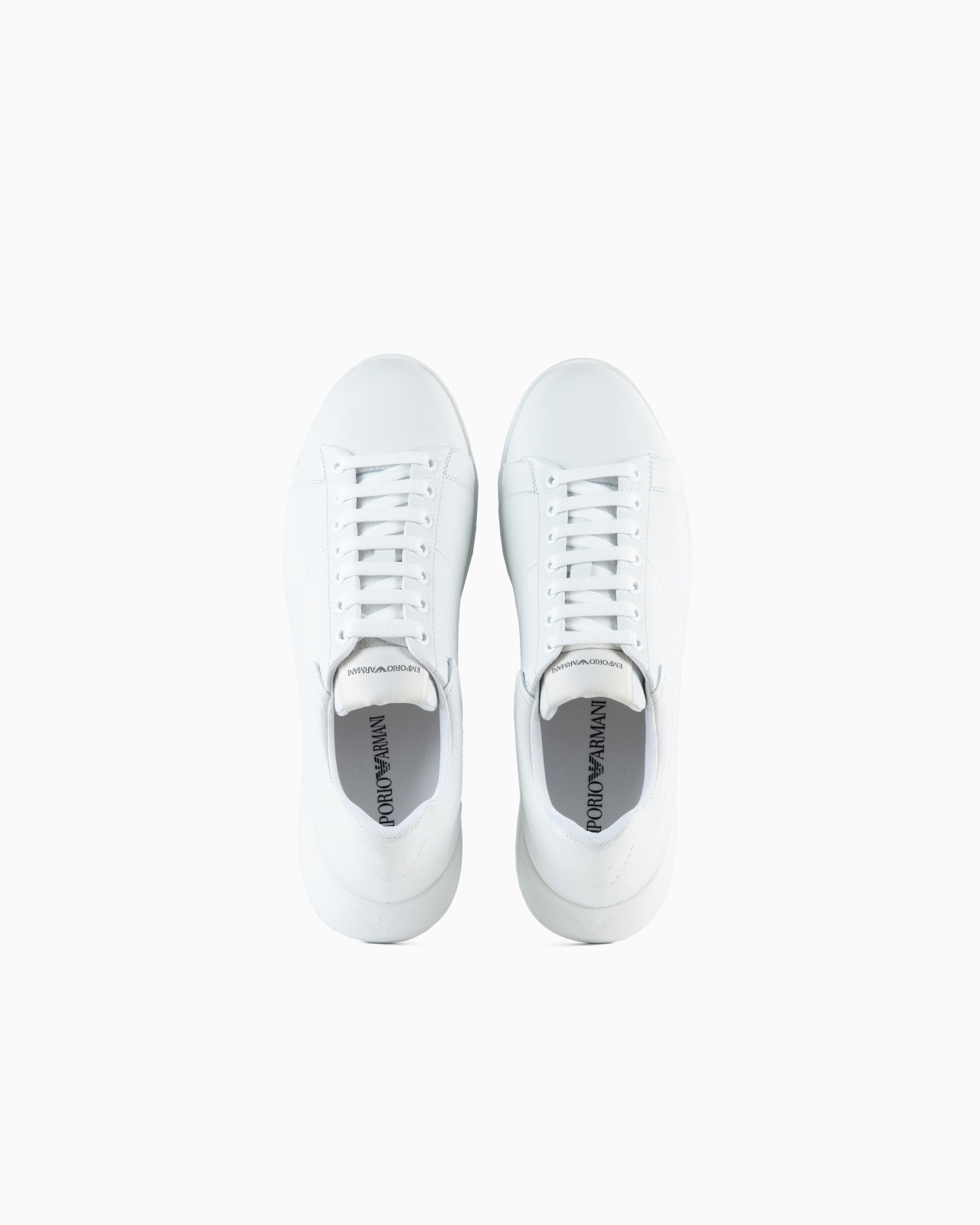 Tumbled leather sneakers - 3