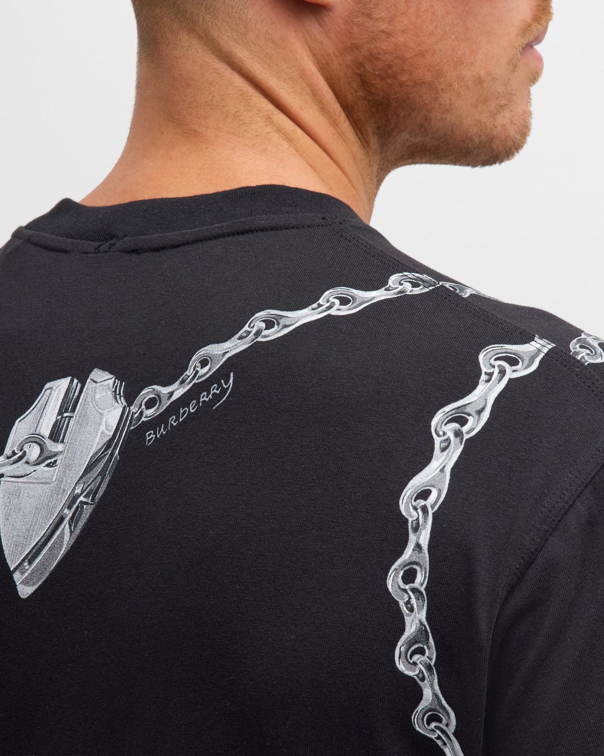 Men's Shield Hardware Cotton T-Shirt - 5