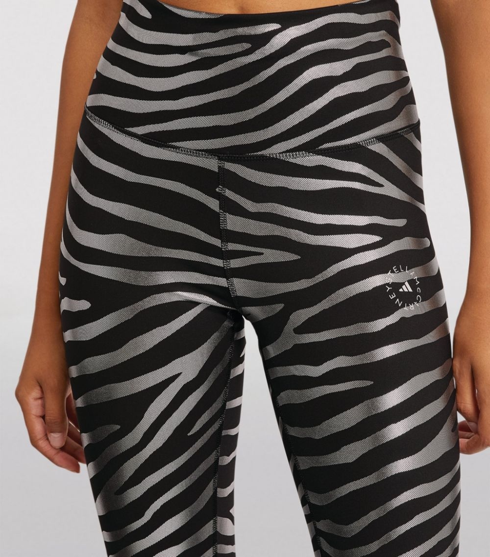 Zebra Print Leggings - 6