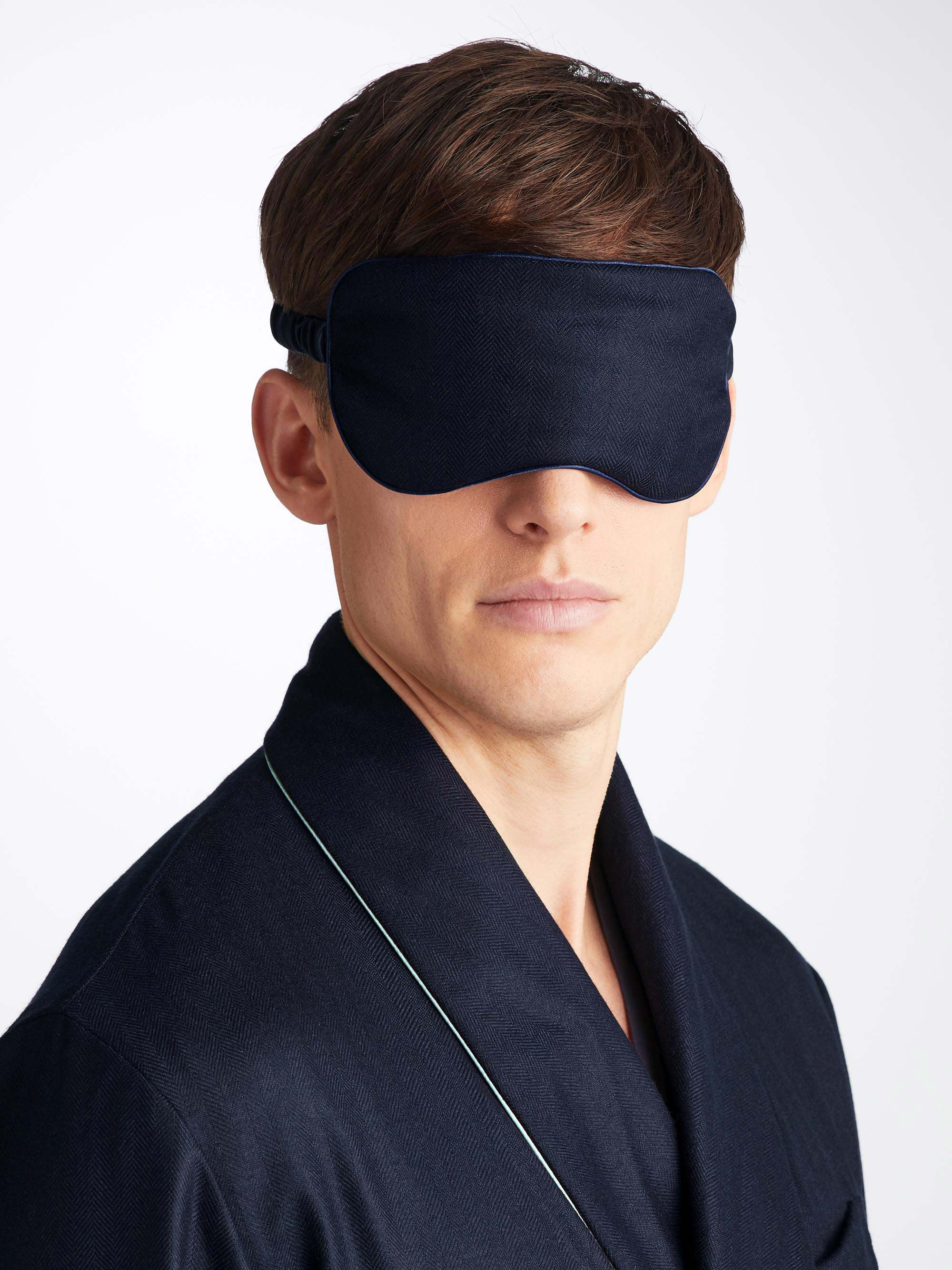 Eye Mask Duke Cashmere Navy - 4