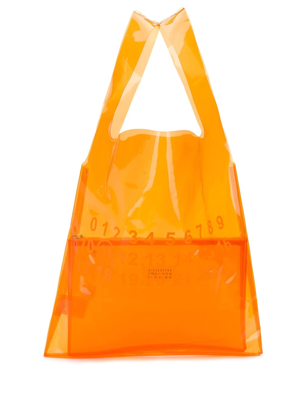 transparent logo tote - 1