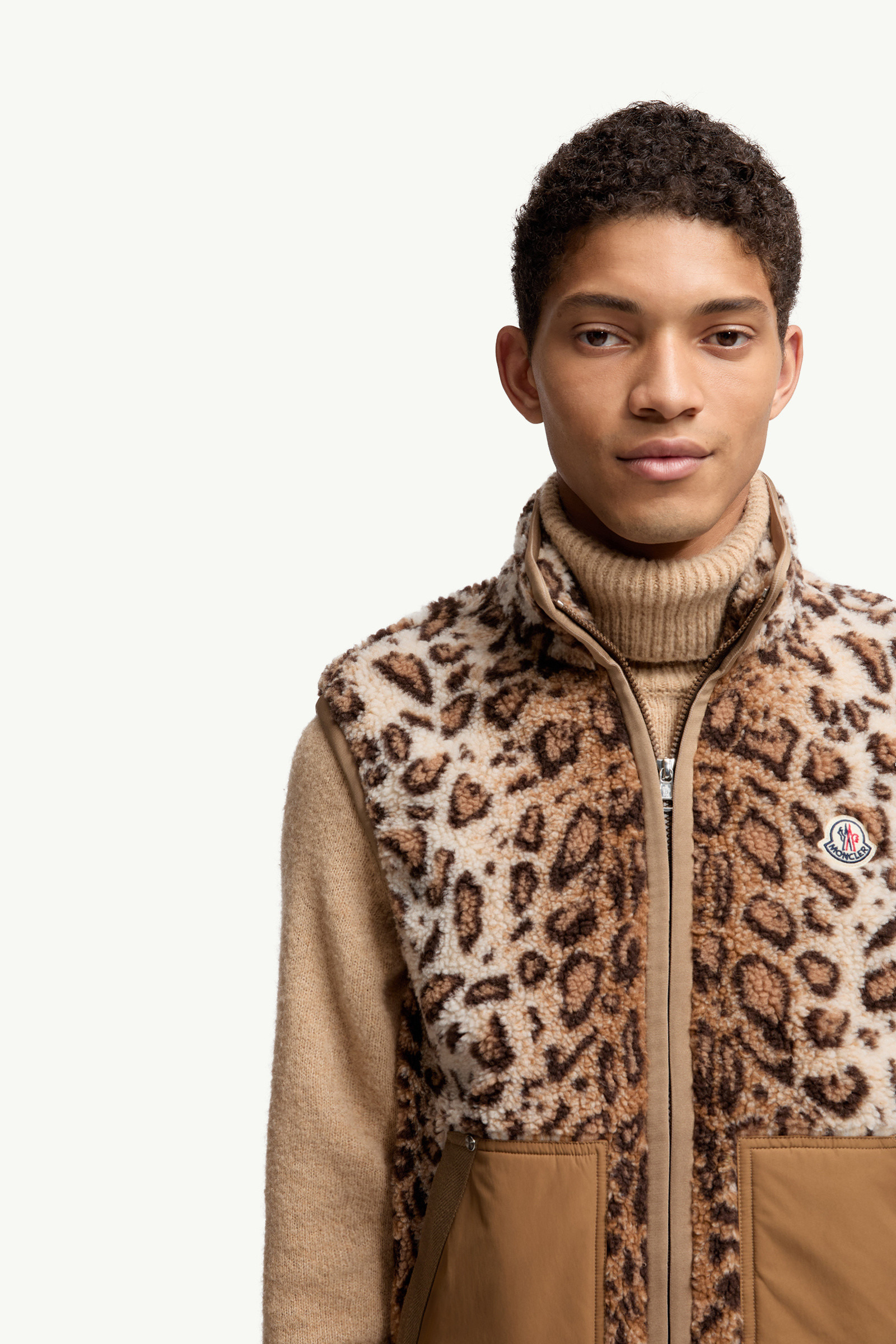 Wool Blend Teddy Zip-Up Vest - 6