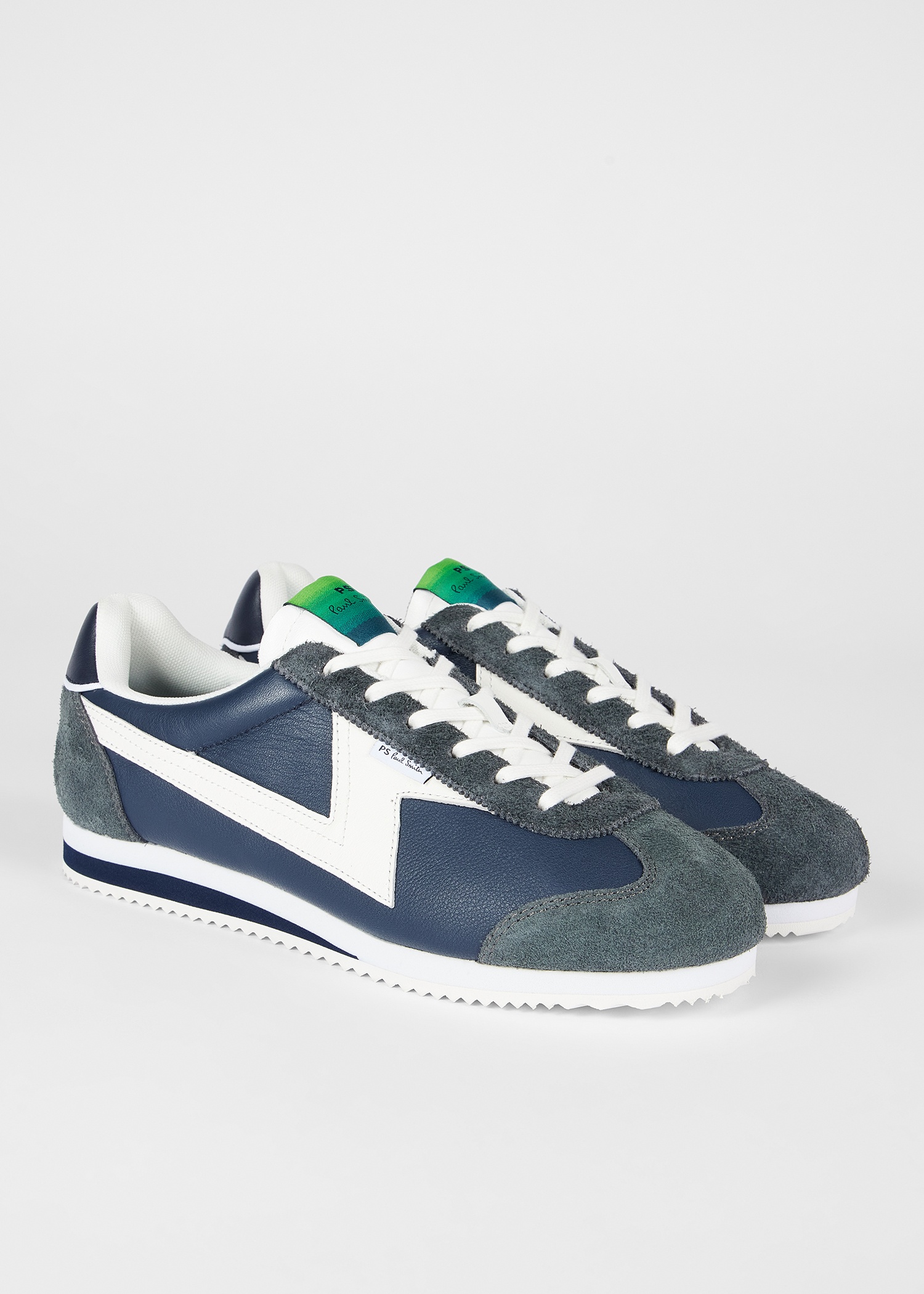 Navy 'Atlanta' Trainers - 4