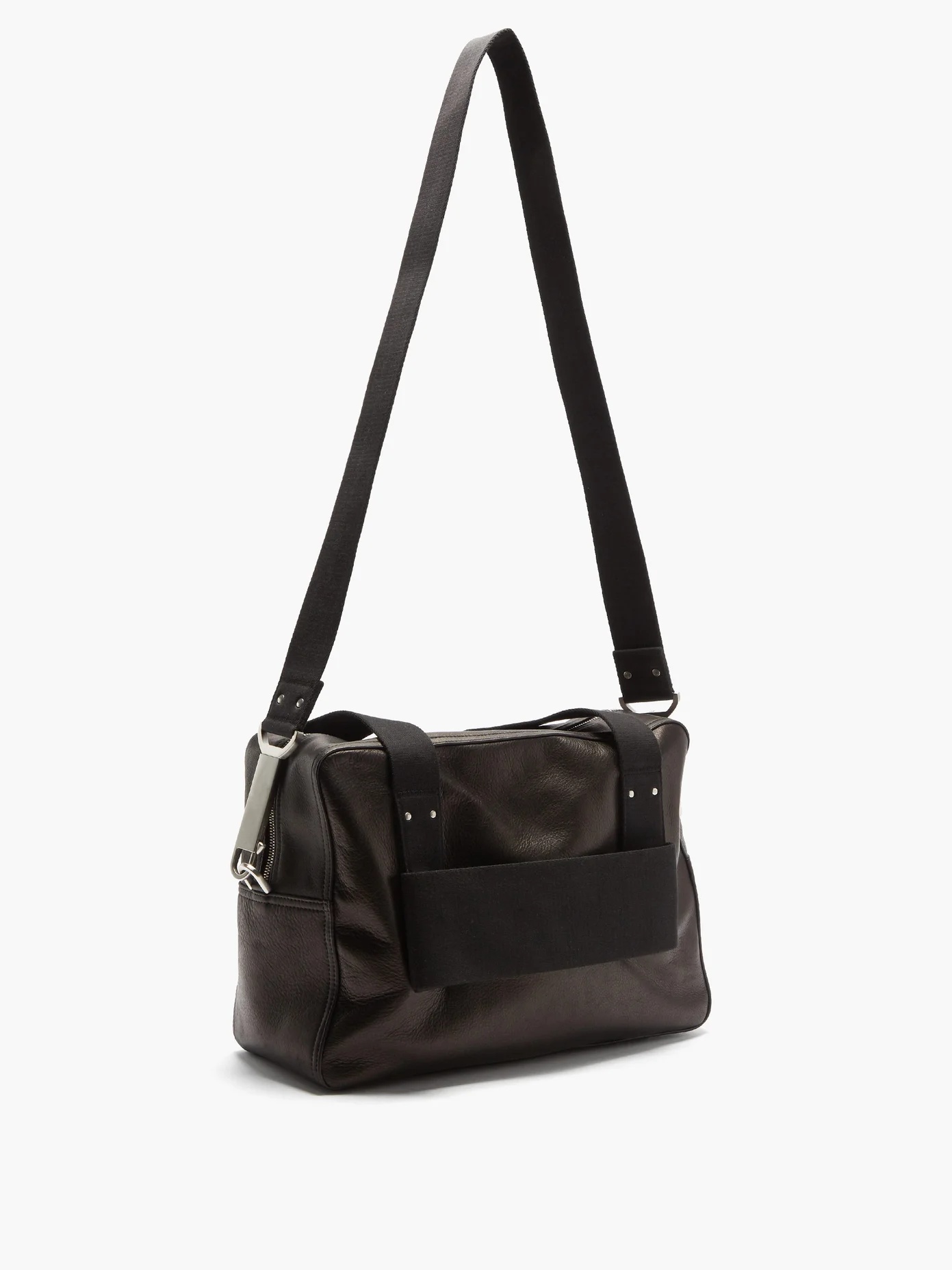 Grained-leather holdall - 4