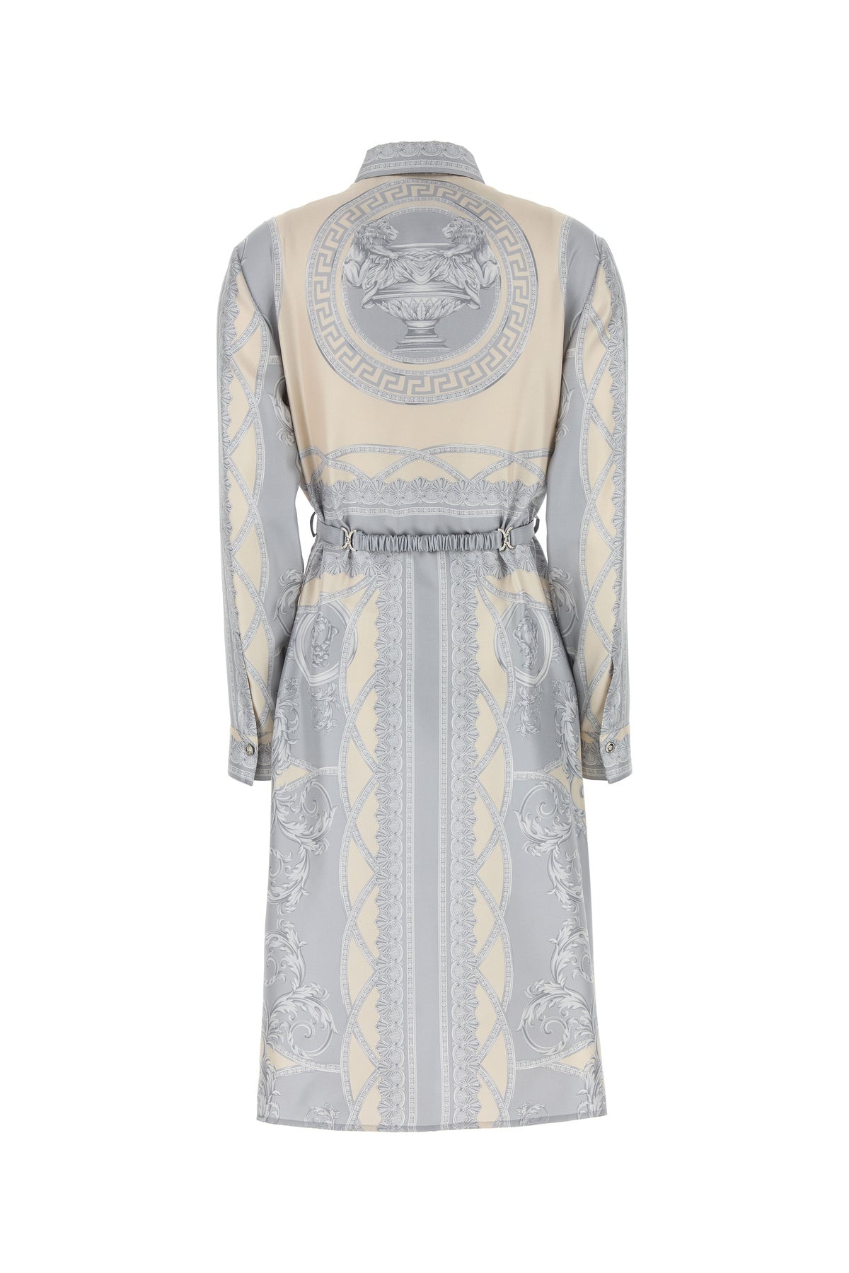 Printed silk shirt dress - 2