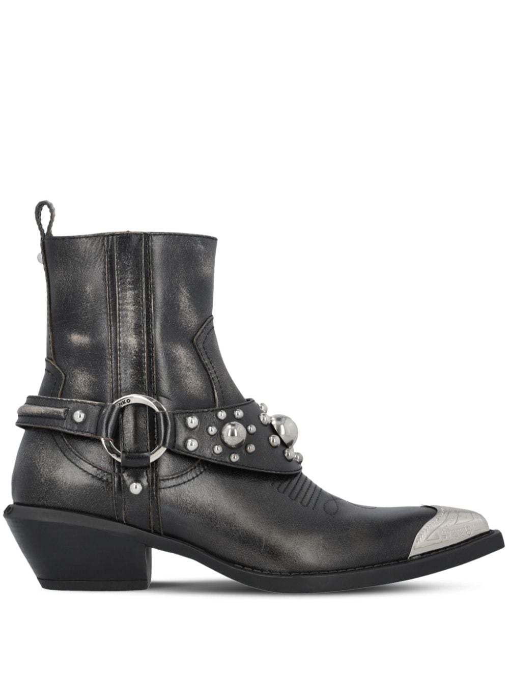 Tex leather ankle boots - 1