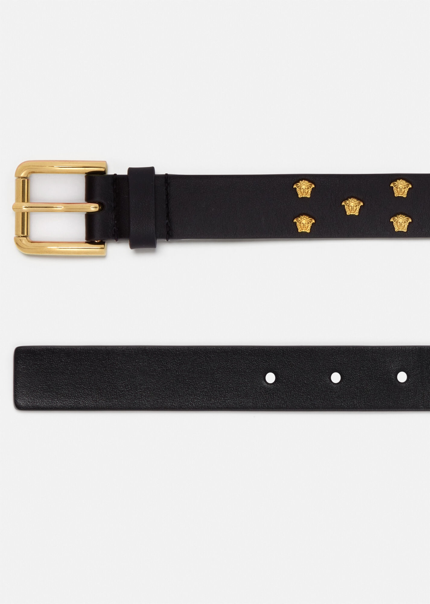 Medusa Stud Leather Belt - 3