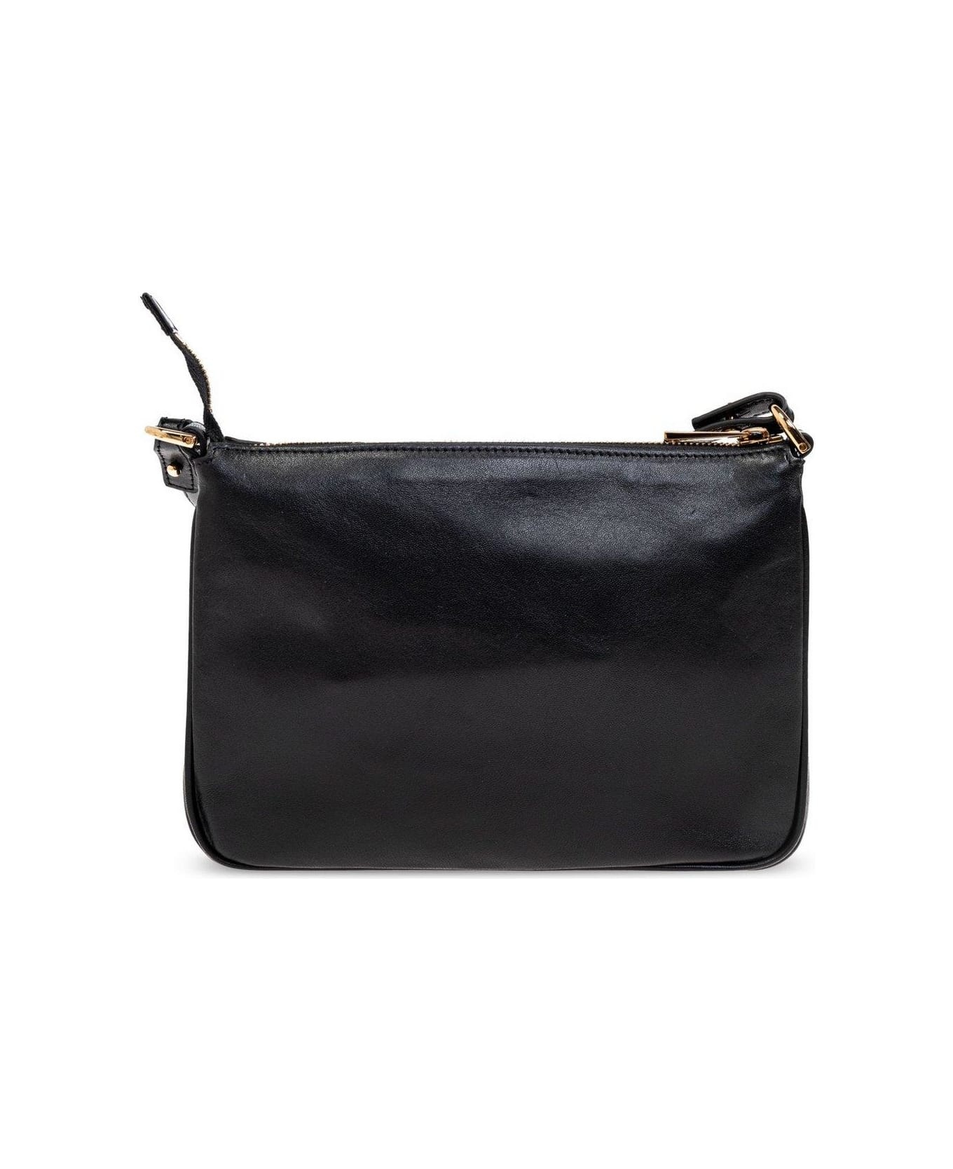 Logo-lettering Zipped Shoulder Bag - 2