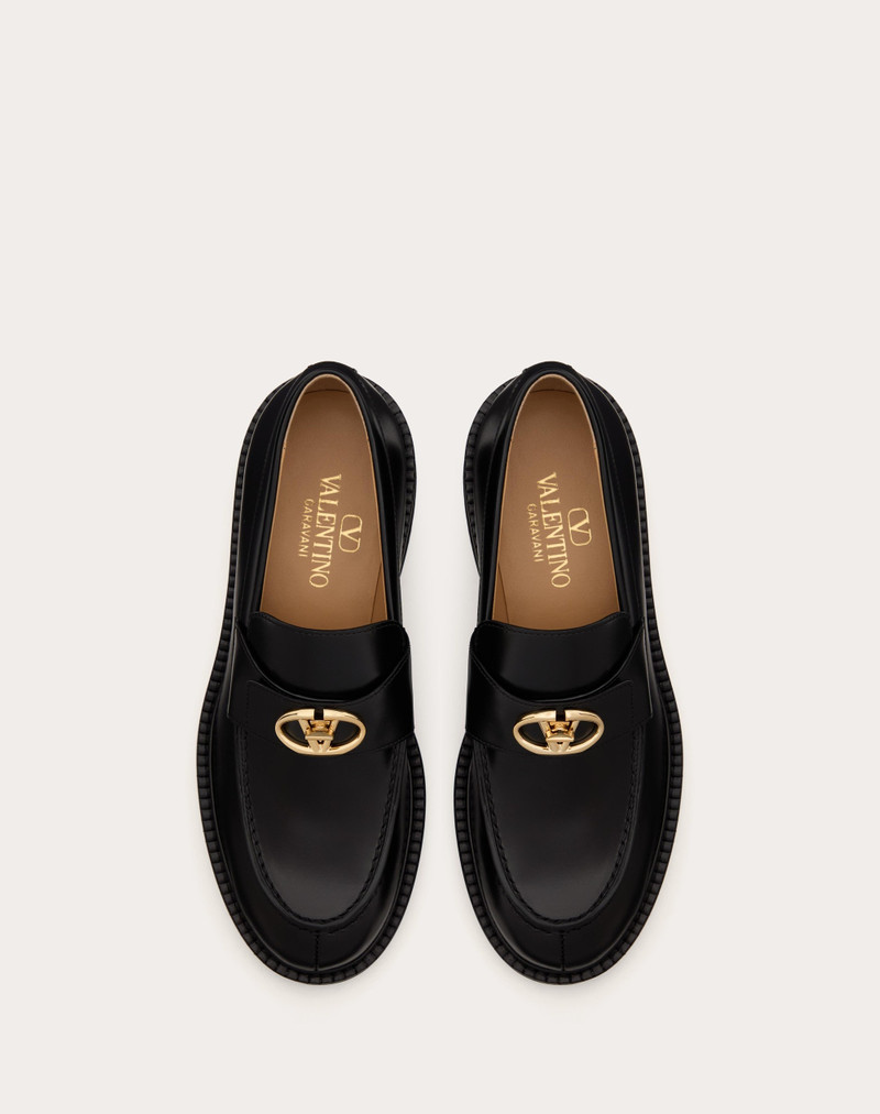 VLOGO LOCKER CALFSKIN LOAFERS 40MM 4