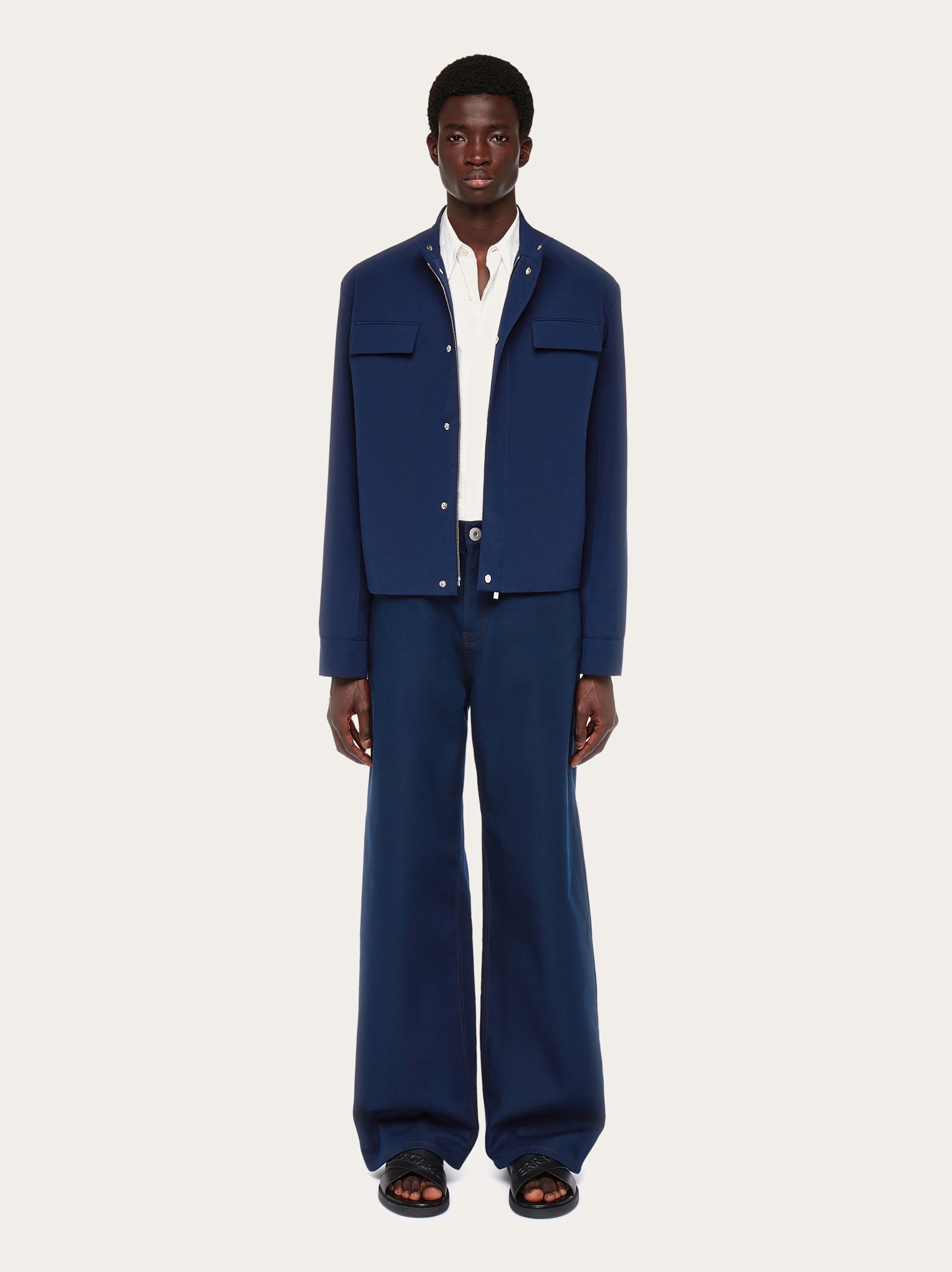 Cropped blouson - 7
