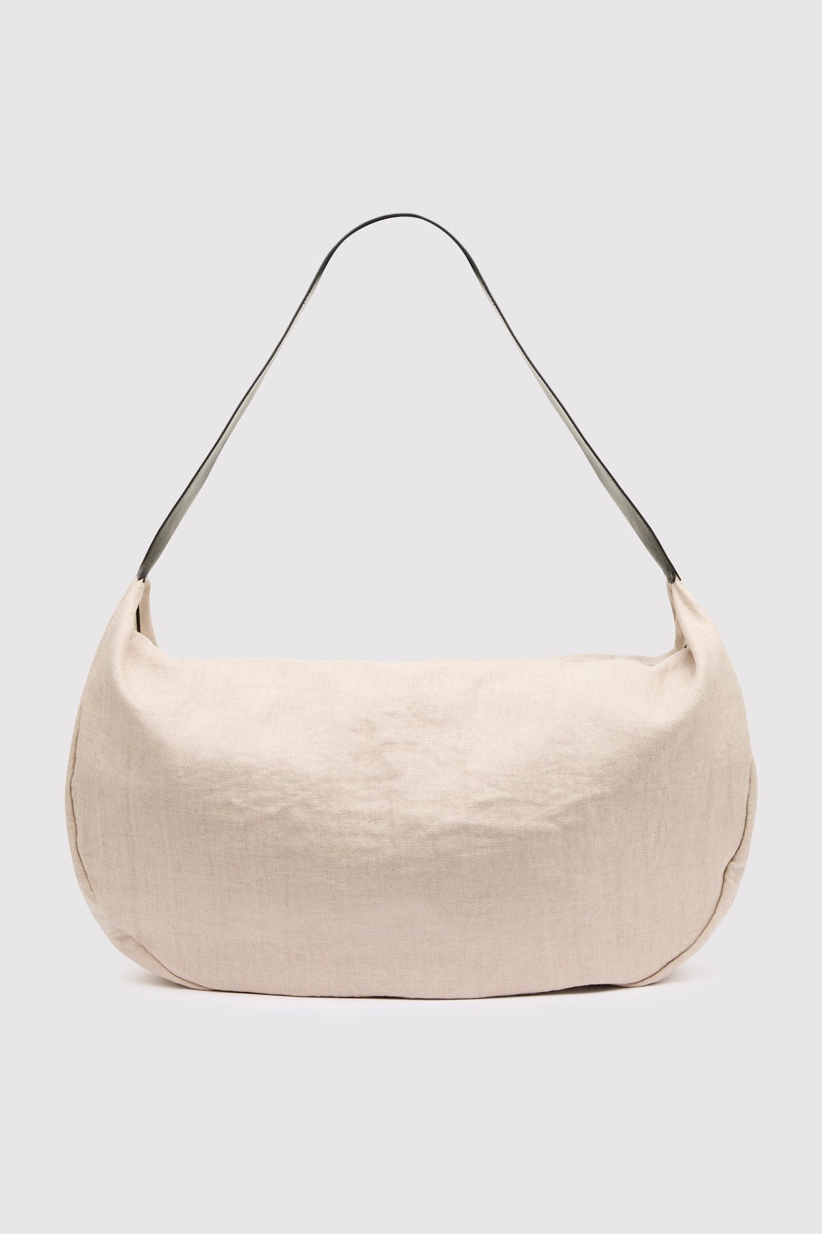 Linen Crescent Bag - Natural - 3