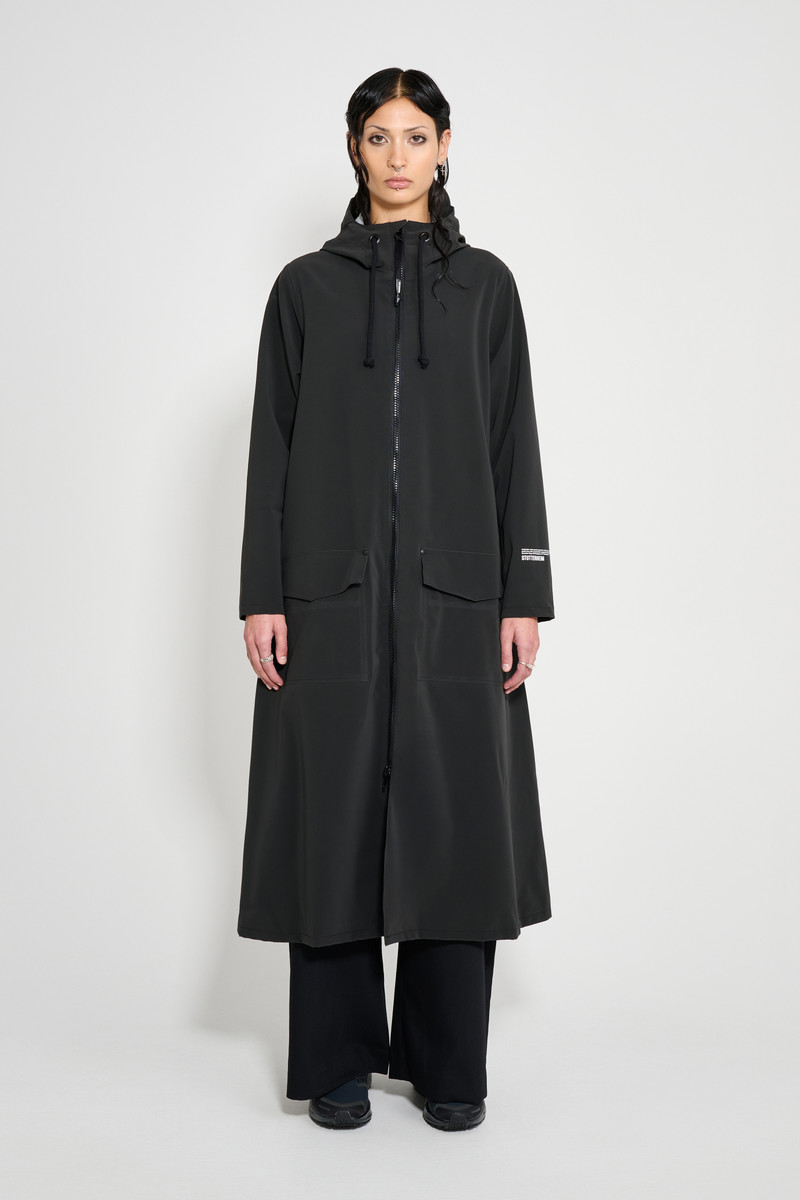 Stutterheim Mosebacke Long Patch Black outlook