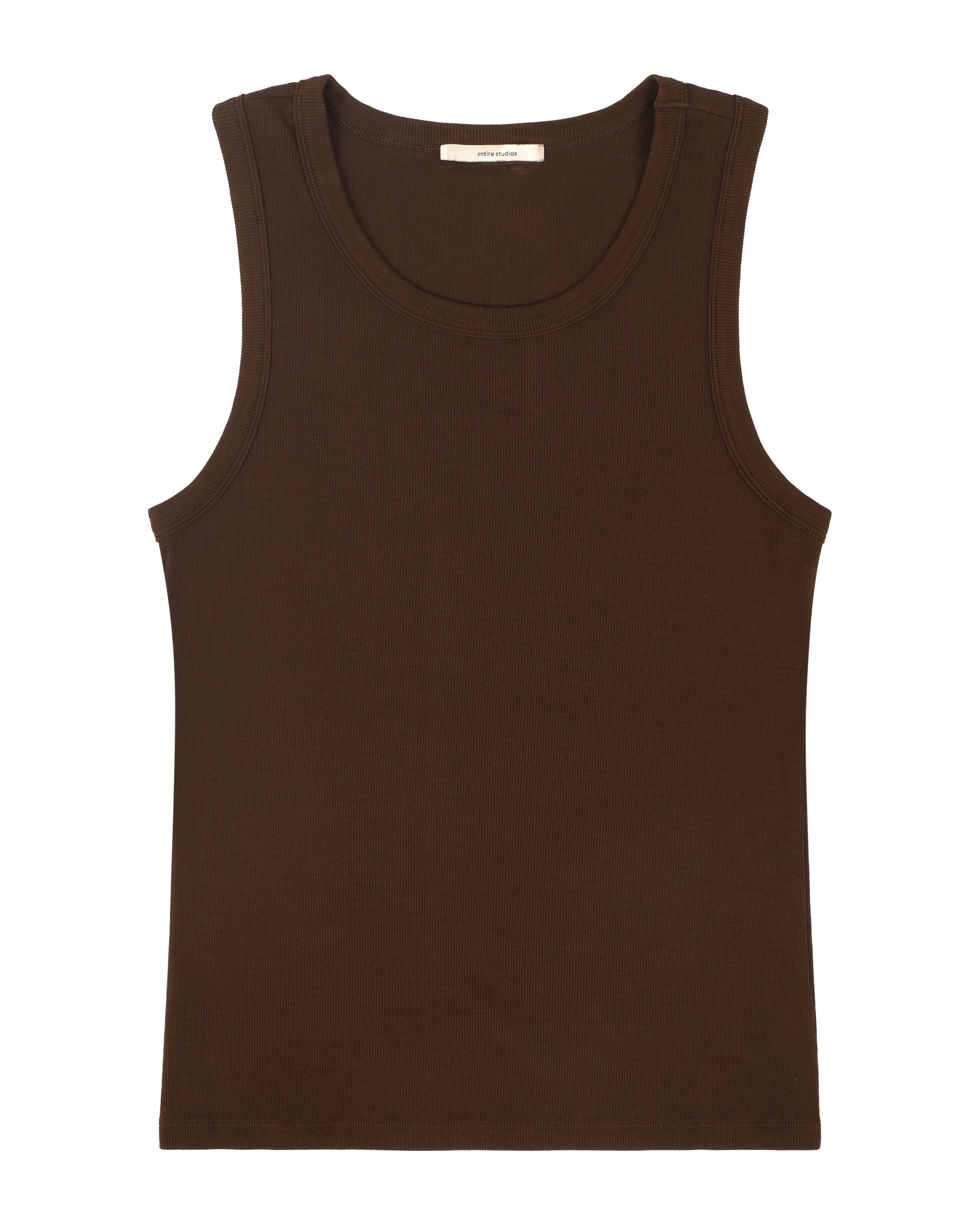 RIB TANK BRUNETTE - 4