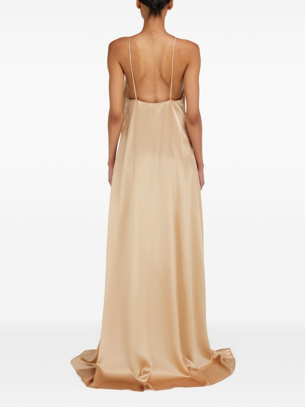 v-neck maxi dress - 3