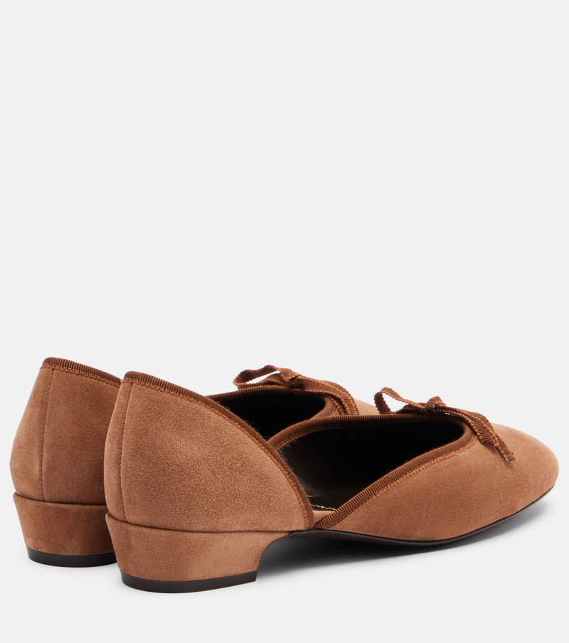 herbert levine 24/7 suede ballet flats outlook