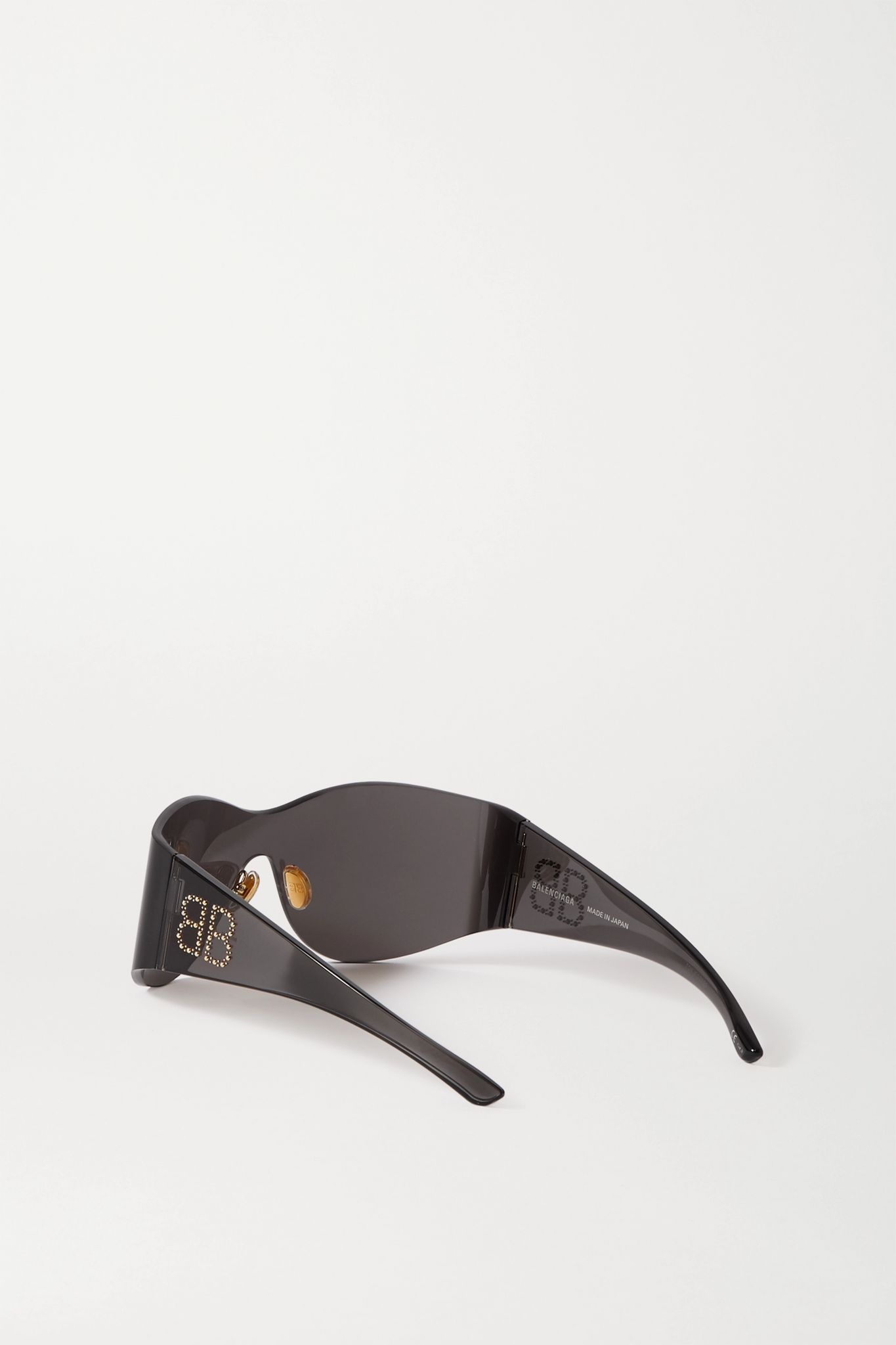 Cat-eye studded acetate sunglasses - 3