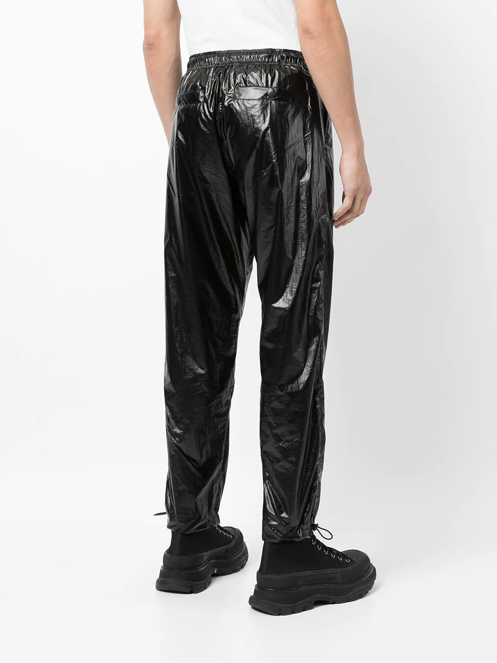 P-Toller-Rip coated tapered trousers - 4