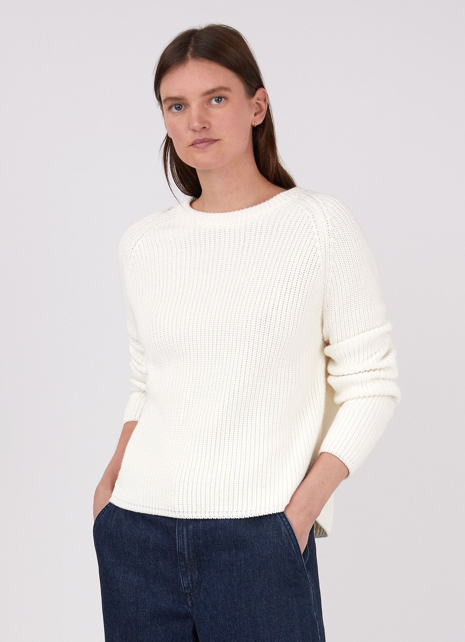 Boxy Crew Neck Jumper - 1
