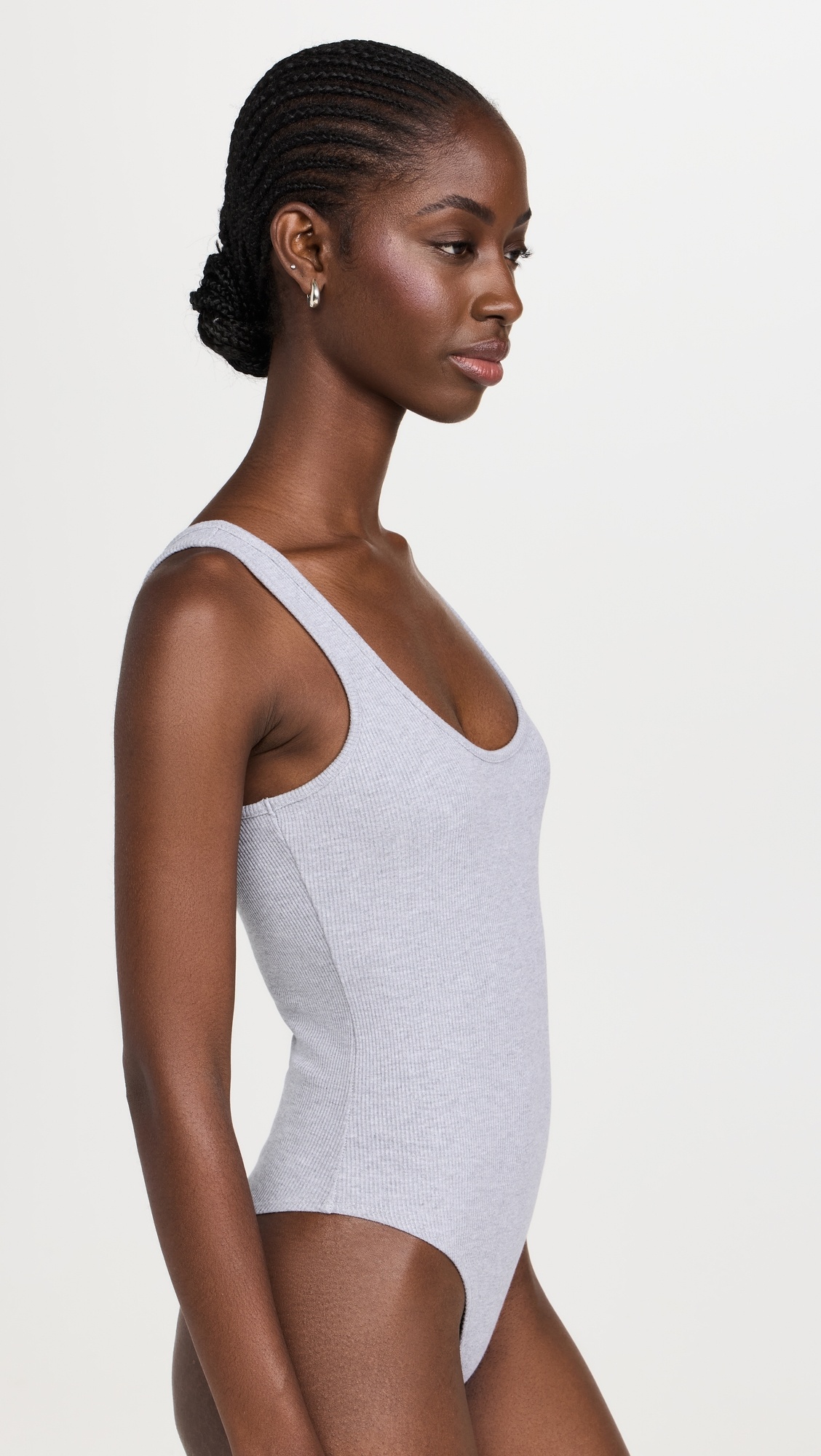 Nica Scoop Neck Tank Bodysuit - 3