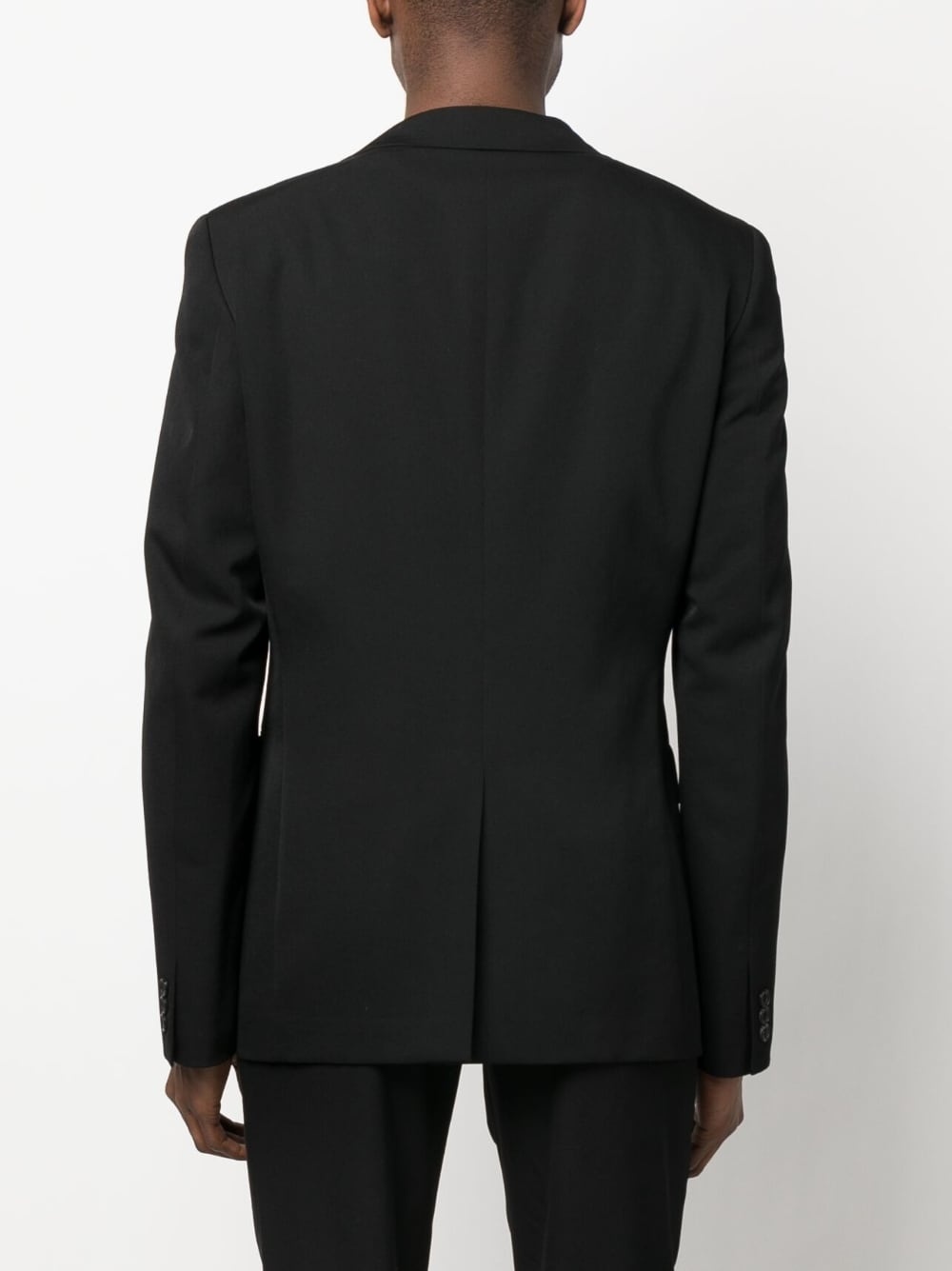 tailored wool-blend blazer - 4