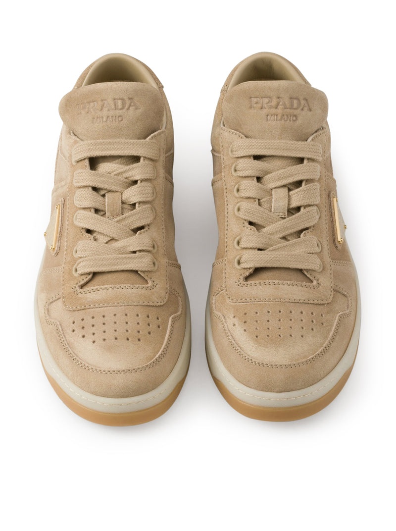 Prada Women Downtown Sneakers In Suede - 4