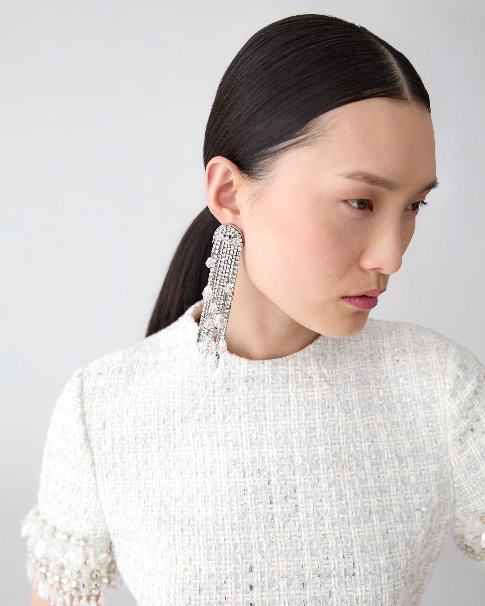 Teardrop Tassel Earrings - 2
