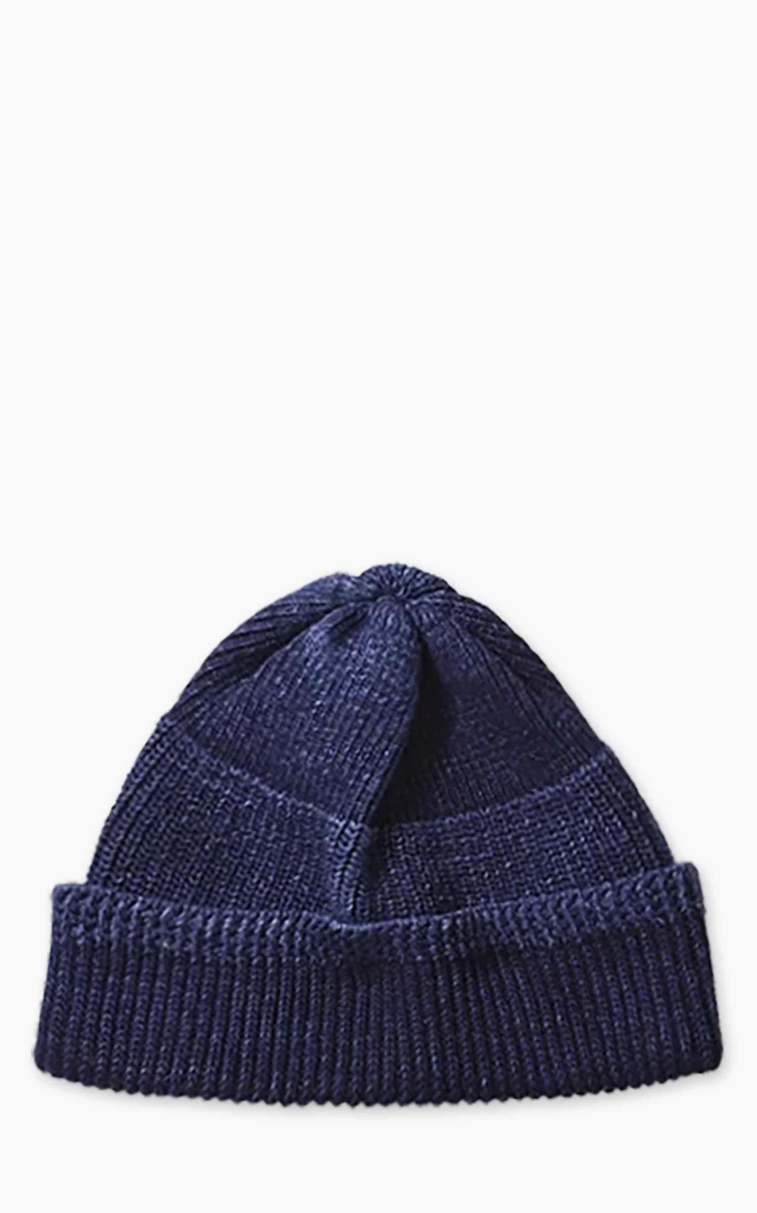 ROTOTO R5146 INDIGO-DYED MIL WATCH CAP DARK INDIGO - 1