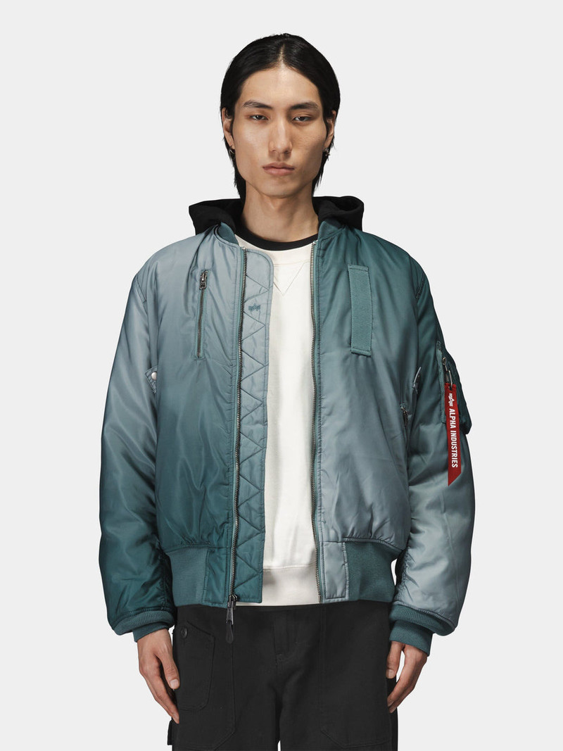 ALPHA INDUSTRIES GRADIENT WASHED FLIGHT JACKET outlook