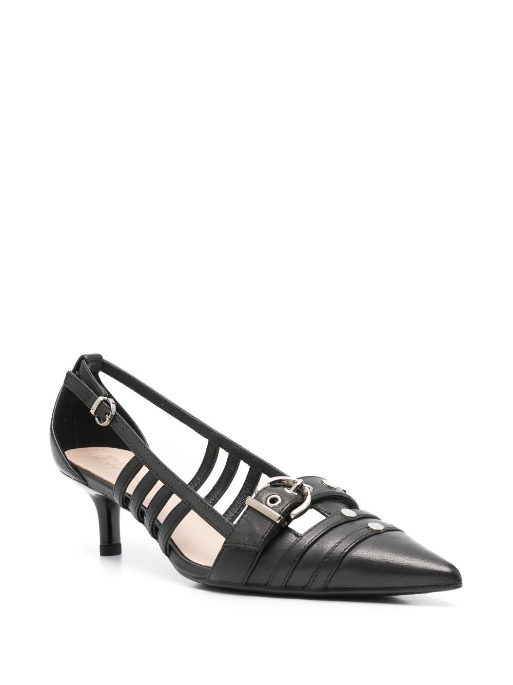 55mm leather pumps - 2