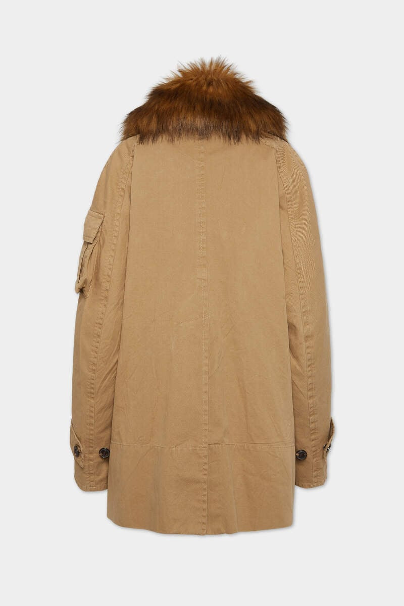 MILITARY FUR COLLAR PARKA - 2