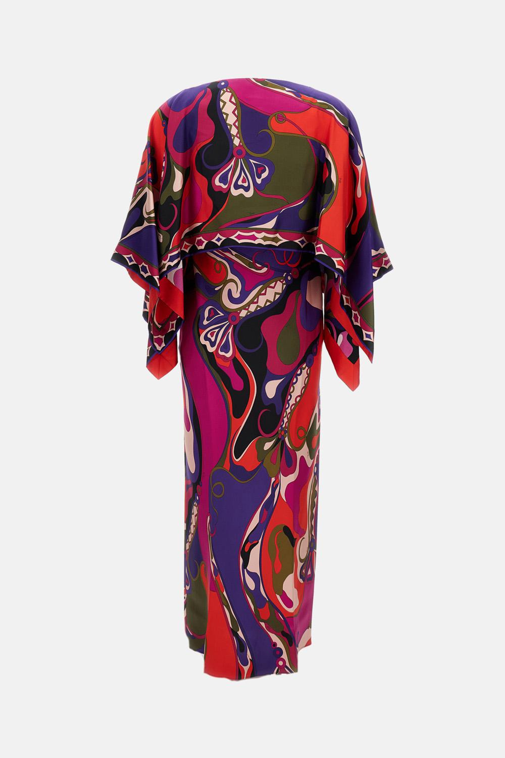 Dress with silk twill shoulder cover - 3
