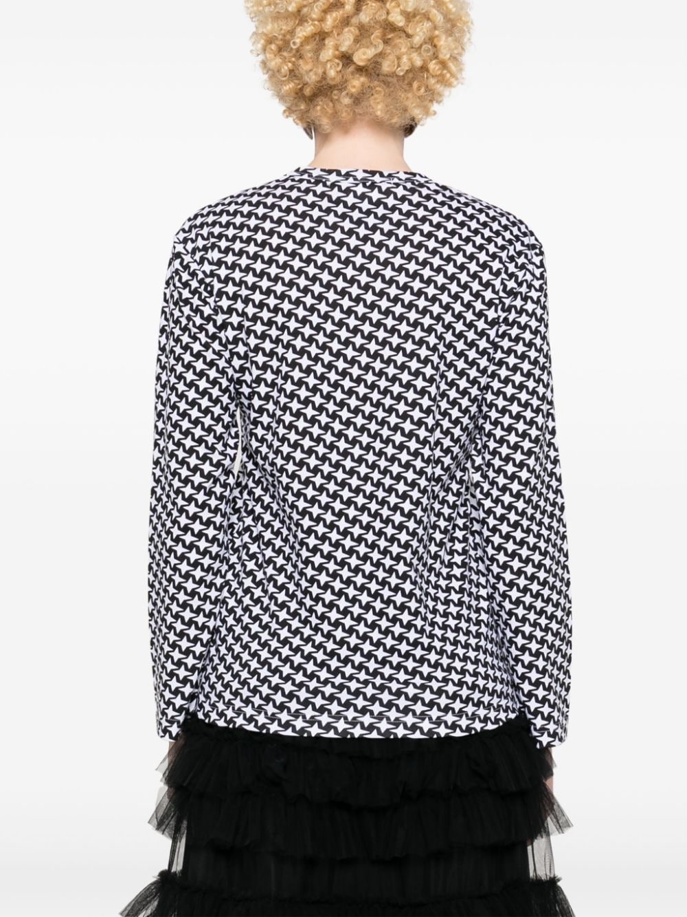 star-print cotton T-shirt - 4