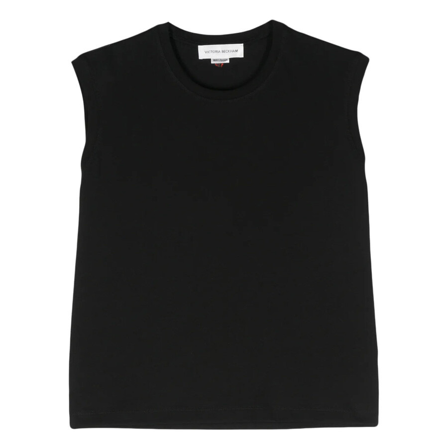 Victoria Beckham Sleeveless Organic Cotton Top - 5