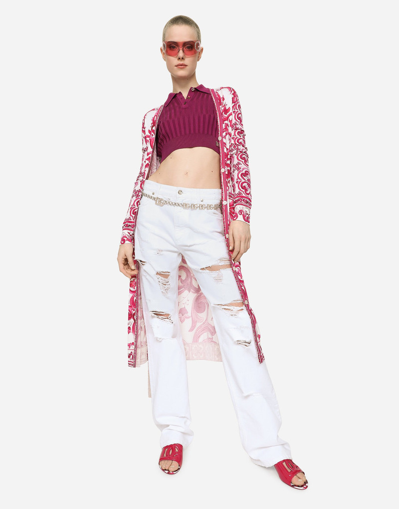 Dolce & Gabbana Boyfriend jeans with rips outlook